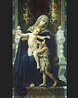 William Bouguereau The Virgin Baby Jesus and Saint John the Baptist painting